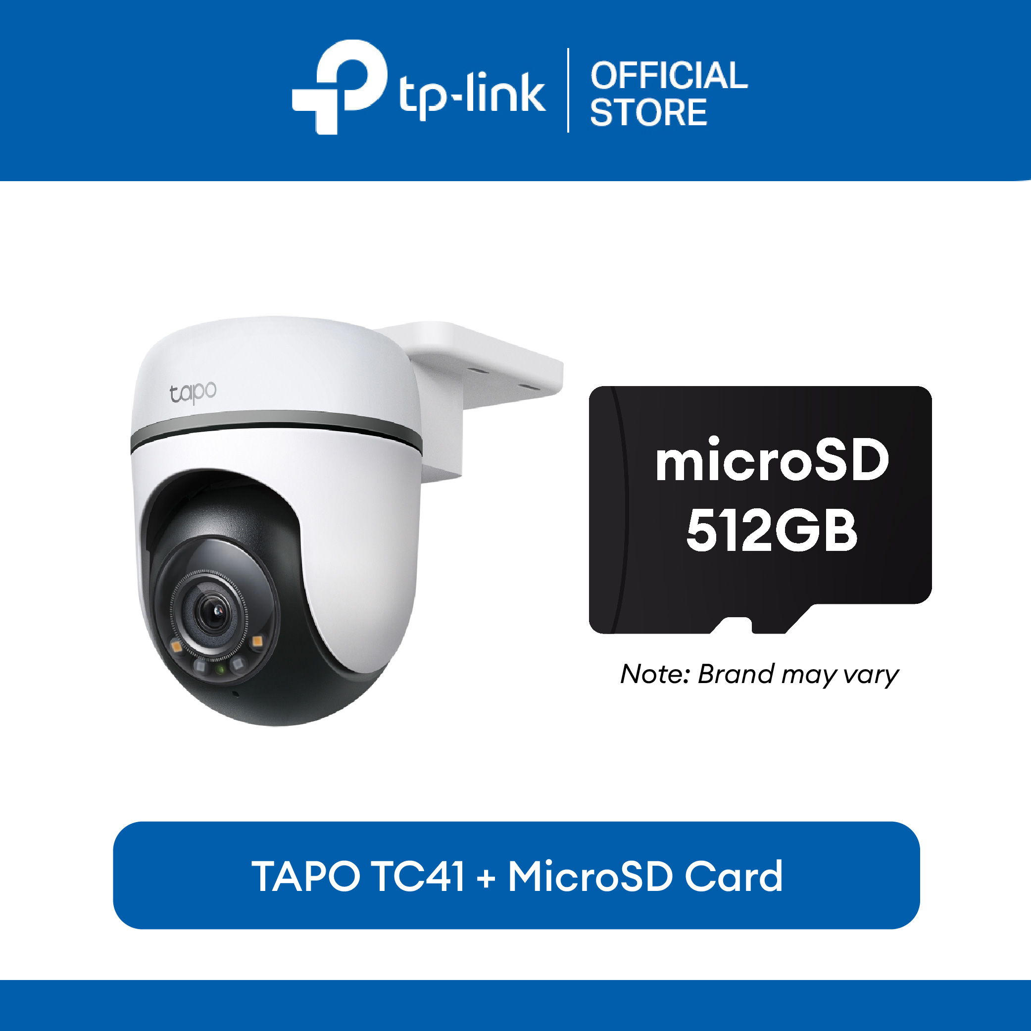 TP-Link Official Store / Tapo TC41 / 2K Outdoor Security WiFi Cctv Sale Camera Connect to Cellphone with Mic and Speaker Pan/Tilt - Image 2