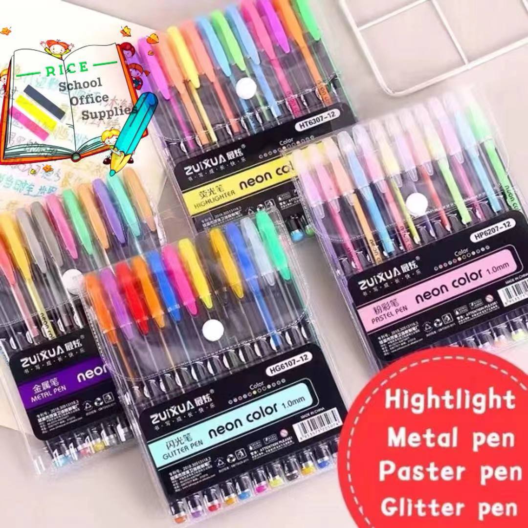 Pastel Glitter Pen 