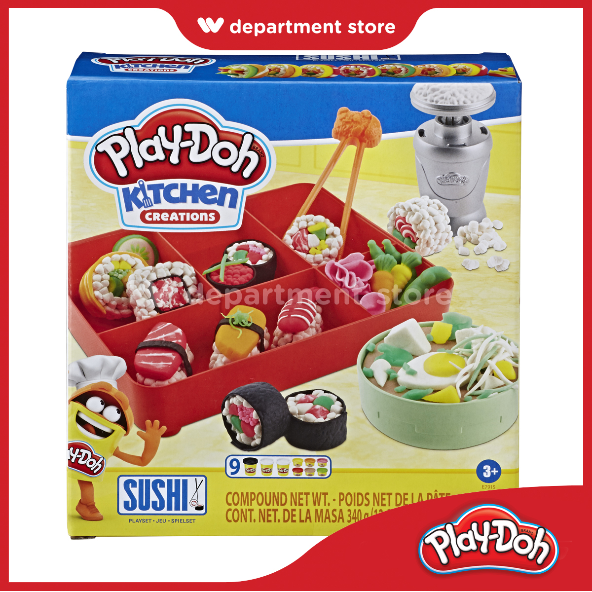 play doh kitchen creations sushi