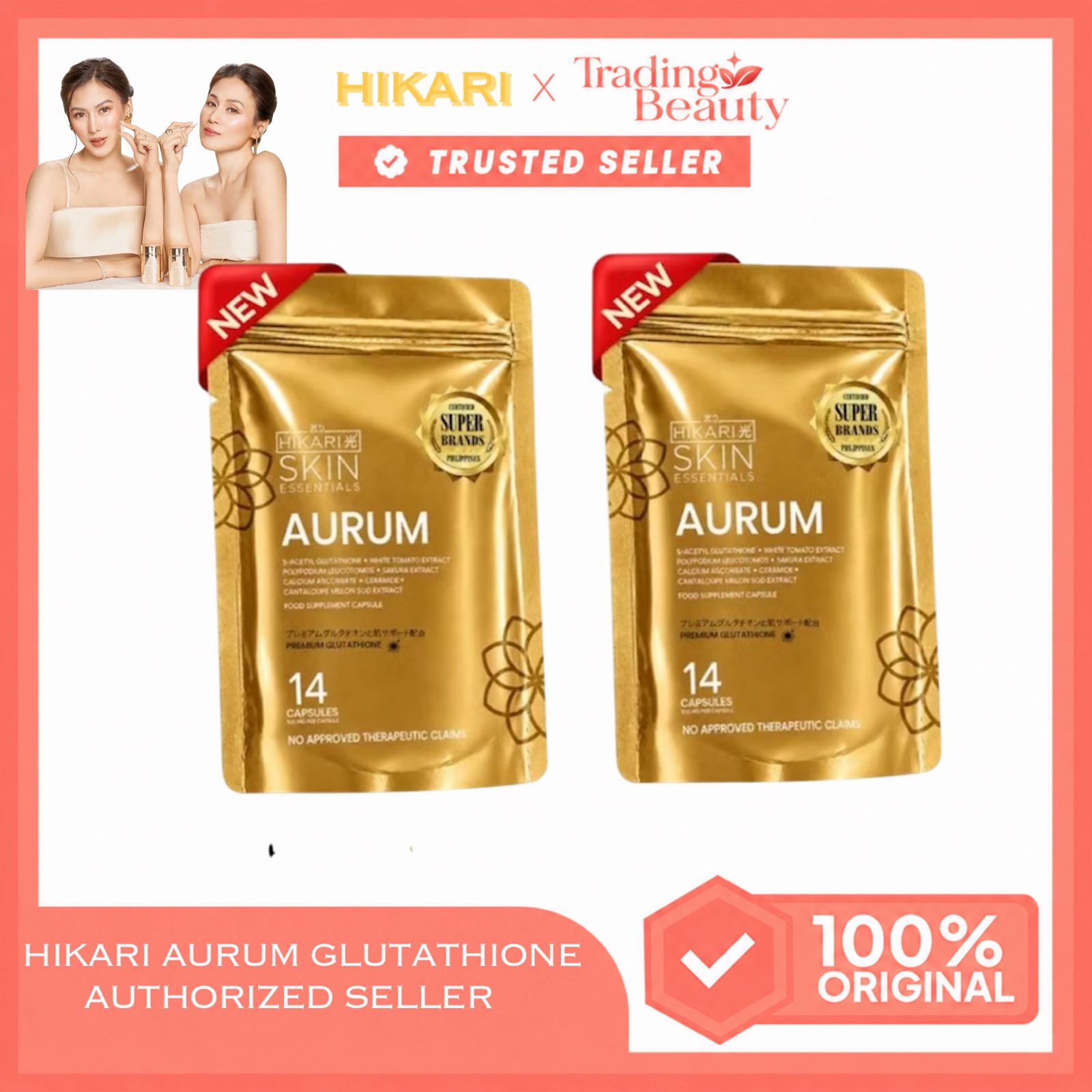 hikari aurum glutathione S-Acetyl 30caps with Emothion Komecera Florabella Extramel Hikari Ultra [ORIGINAL] AUTHORIZED ELLER Collagen Glutathione Capsules 30-Day Supply Hikari Glutathione - Lazada Form|OZ Im Set sparen und Wirkung maximieren:3 x GHK-Cu Serum Vorteilspack BPC-157 bana göre tehlikeli