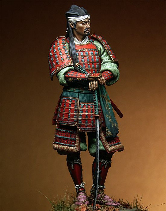 1/32 Resin Figure Model Kit Japanese Samurai Ruler of Japan Unpainted Unassamble 