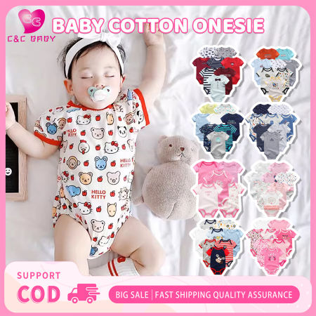 C&C Baby Multi Color Cute Onesie - Quality Baby Clothes