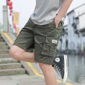 Men 5 Pocket Denim Cargo Shorts COD