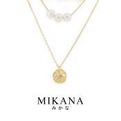 Mikana Pearl Pendant Necklace - Elegant Women's Fashion Accessory