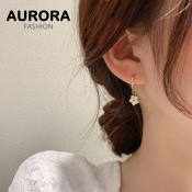 AURORA 24k Gold Zircon Hoop Earrings - Shiny and Fashionable