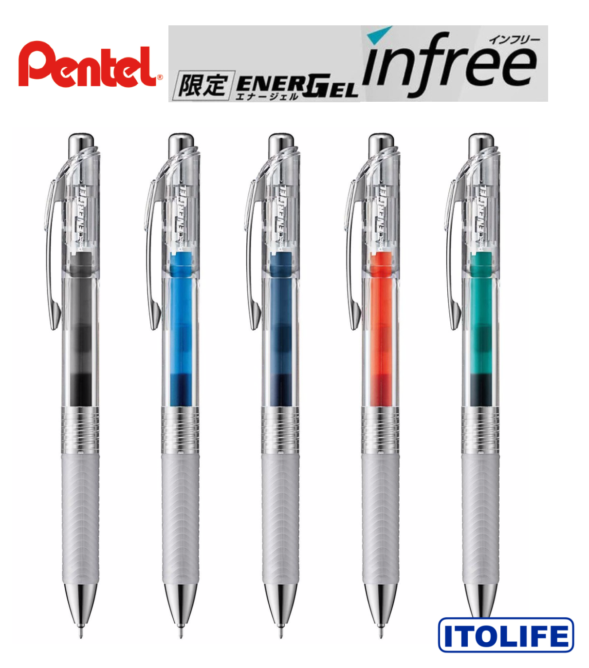 Pentel EnerGel BLP77 Permanent Document Rollerball Pen 0.7 mm