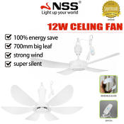 NSS 700MM Electric Ceiling Fan with 4 Blades, Wall-Mountable