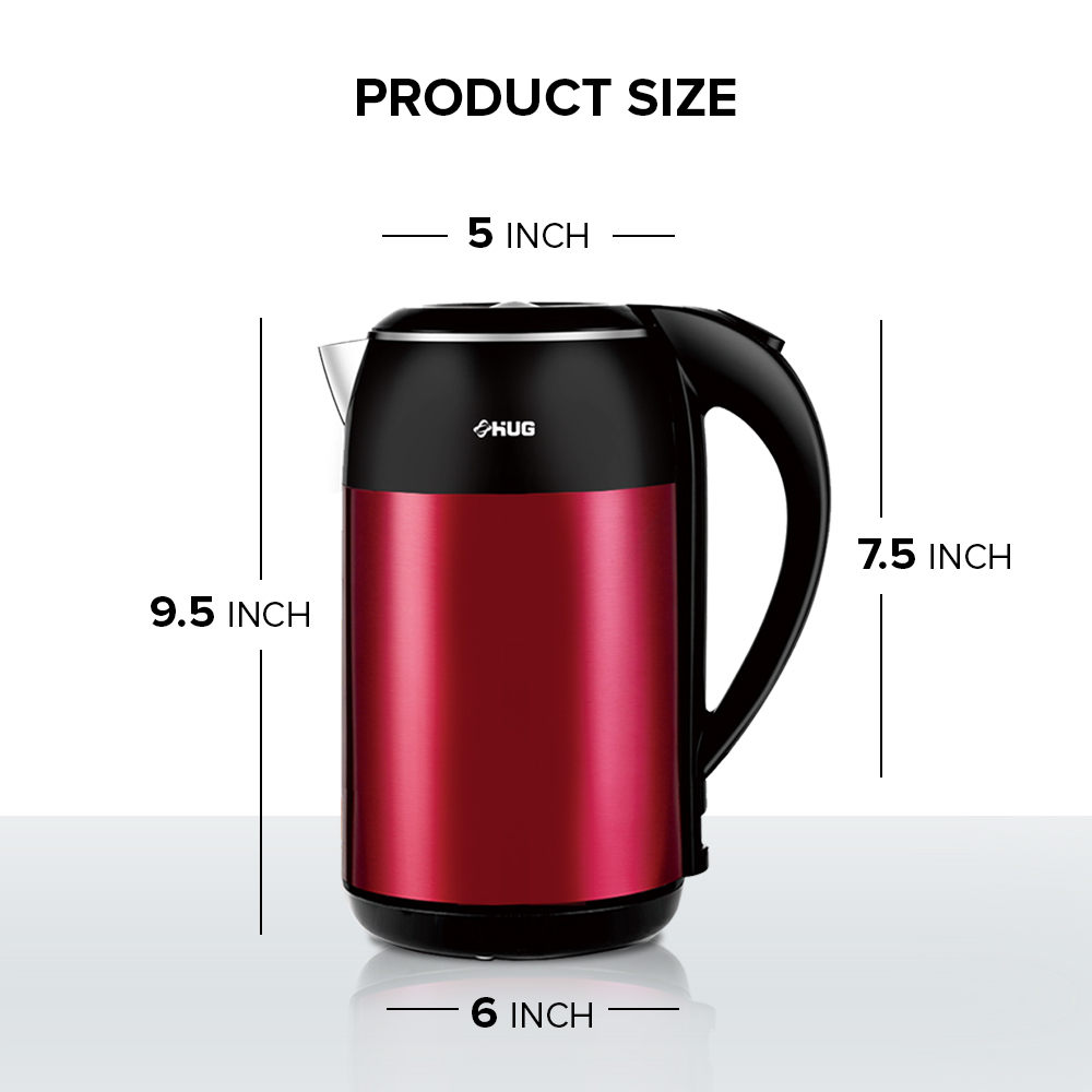 Aicok Electric Kettle Cool Touch 1.7L Tea Kettle Model: MK-H317E1B