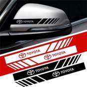 SYB 2PCS TOYOTA SPORT Rear view mirror sticker C-44