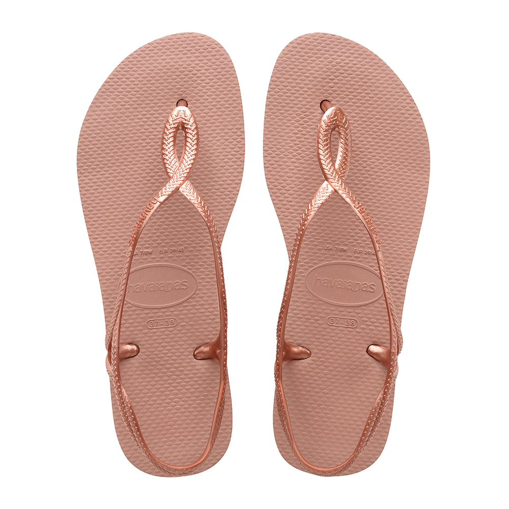 Havaianas Womens Luna Flip Flops Rose Gold Rose Gold Lazada PH