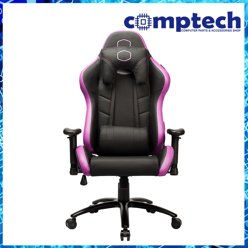 COOLERMASTER CALIBER R2 GAMING CHAIR PURPLE RED BLACK GRAY