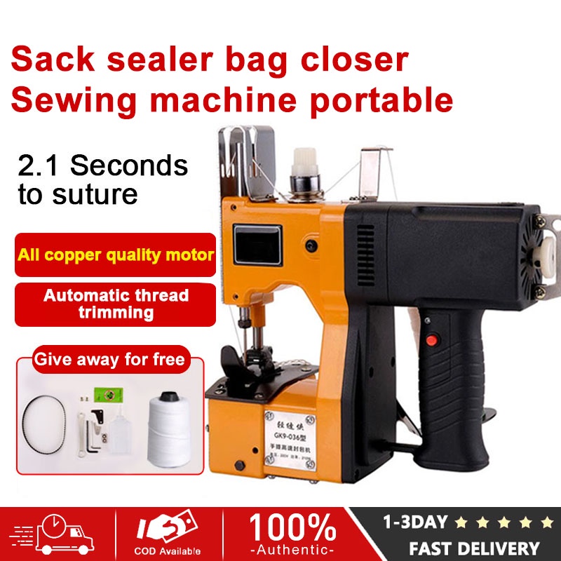 Bravo Bag Closer Machine Single Needle with Pump(Standard,White) :  Amazon.in: Home & Kitchen