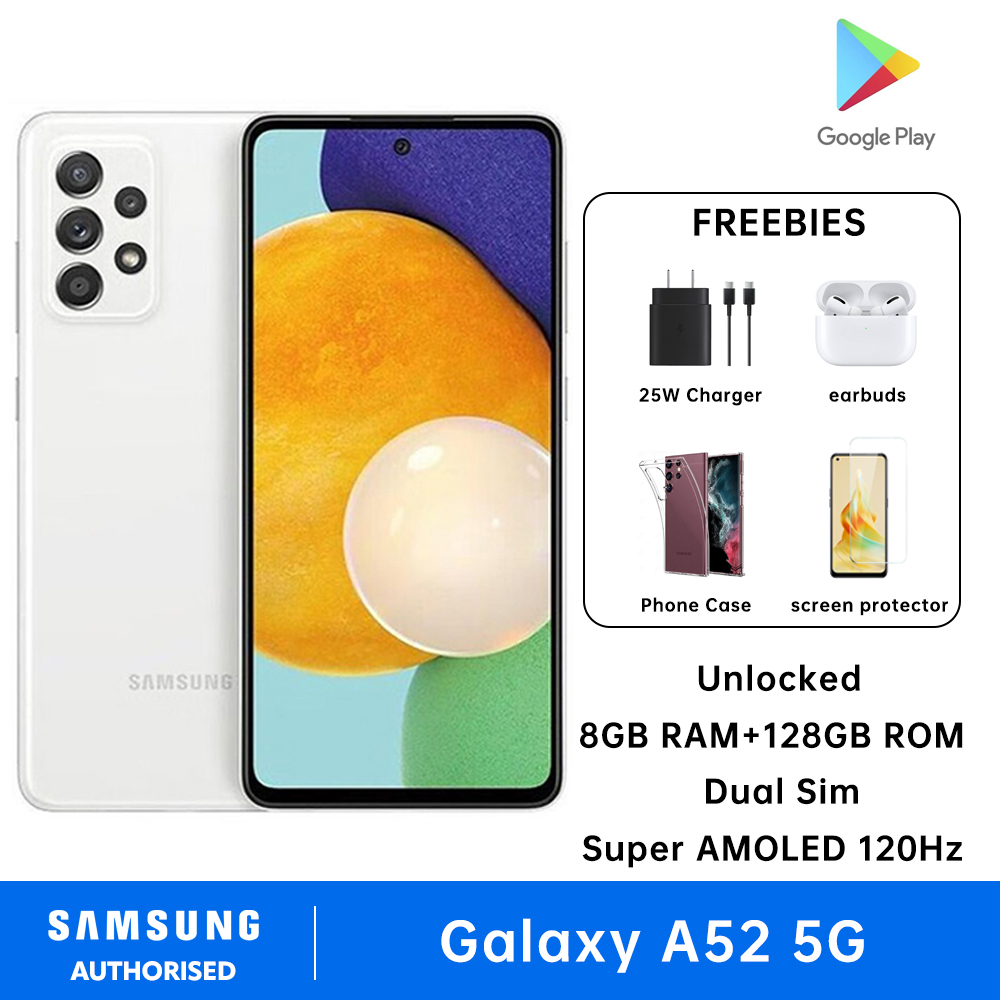 Samsung Galaxy A52 5G Smartphone Dual Sim 8GB RAM + 128GB ROM Support MicroSDXC Factory Unlocked Super AMOLED 120Hz Long Battery Life Cell Phone - Image 2
