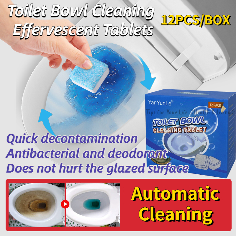 Eelhoe Toilet Cleaning Effervescent Tablet Toilet Descaling
