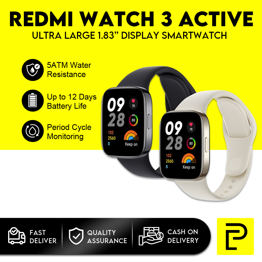 Xiaomi Redmi Watch 3 Active Global Version 1.83 Display Bluetooth Call  5atm