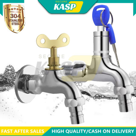 SecureTap Anti-Theft Outdoor Faucet with Lock Key