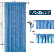 Star Blackout Rod Blocket Window Curtain by SC-001