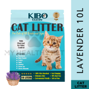 Kibo Clean Clumping Charcoal & Odor Control Cat Litter  10L