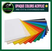 Colorful Opaque Acrylic Sheets - Custom Sizes by No brand brand