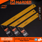 Harden 10''/250mm, 12''/300mm, 16''/400mm Angle Square Aluminum 10-16 Inches 90 Degree Carpenter Angle Square Ruler