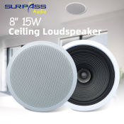 8" Ceiling Speaker - High Quality Surround Sound for Home Theater