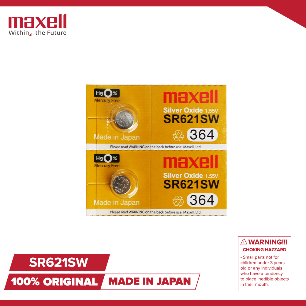 Maxell SR621SW Silver Oxide ...