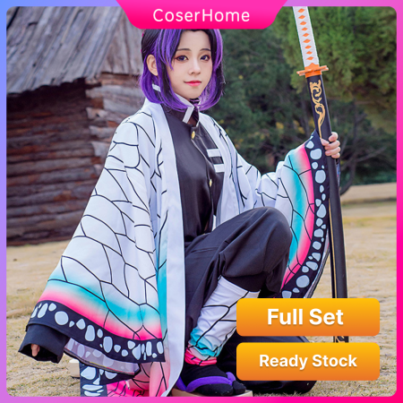 Demon Slayer Shinobu Cosplay Costume for Women Demon Slayer Costume Shinobu Haori Shinobu Outfit Kimono Christmas