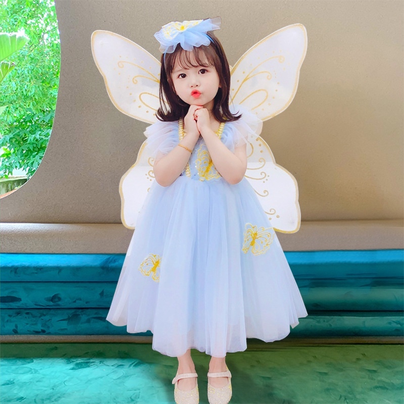 Little Girl in Fairy Costume Stock Image - Image of attractive, daughter:  31120441