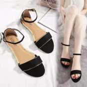 DS New Givi Korean Suede Flats Sandals