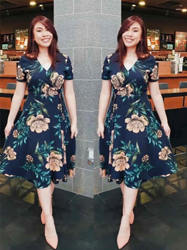 casual floral dress