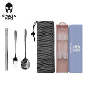 Sparta King Stainless Steel Portable Tableware Set