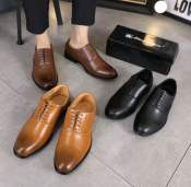 British Business Formal Leather Men's Shoes by 
