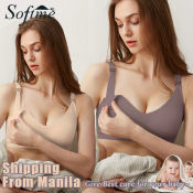 Softme Nursing Bra for Breastfeeding Nursing bra Seamless nursing bra padded nursing bra maternity bra nursing bra for breastfeeding maternity bra Seamless Bra For Pregnant Women Maternity Female Intimates Lingerie Underwear