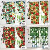 Gussy Christmas Curtain - Festive Window/Door Decor (Best Seller)