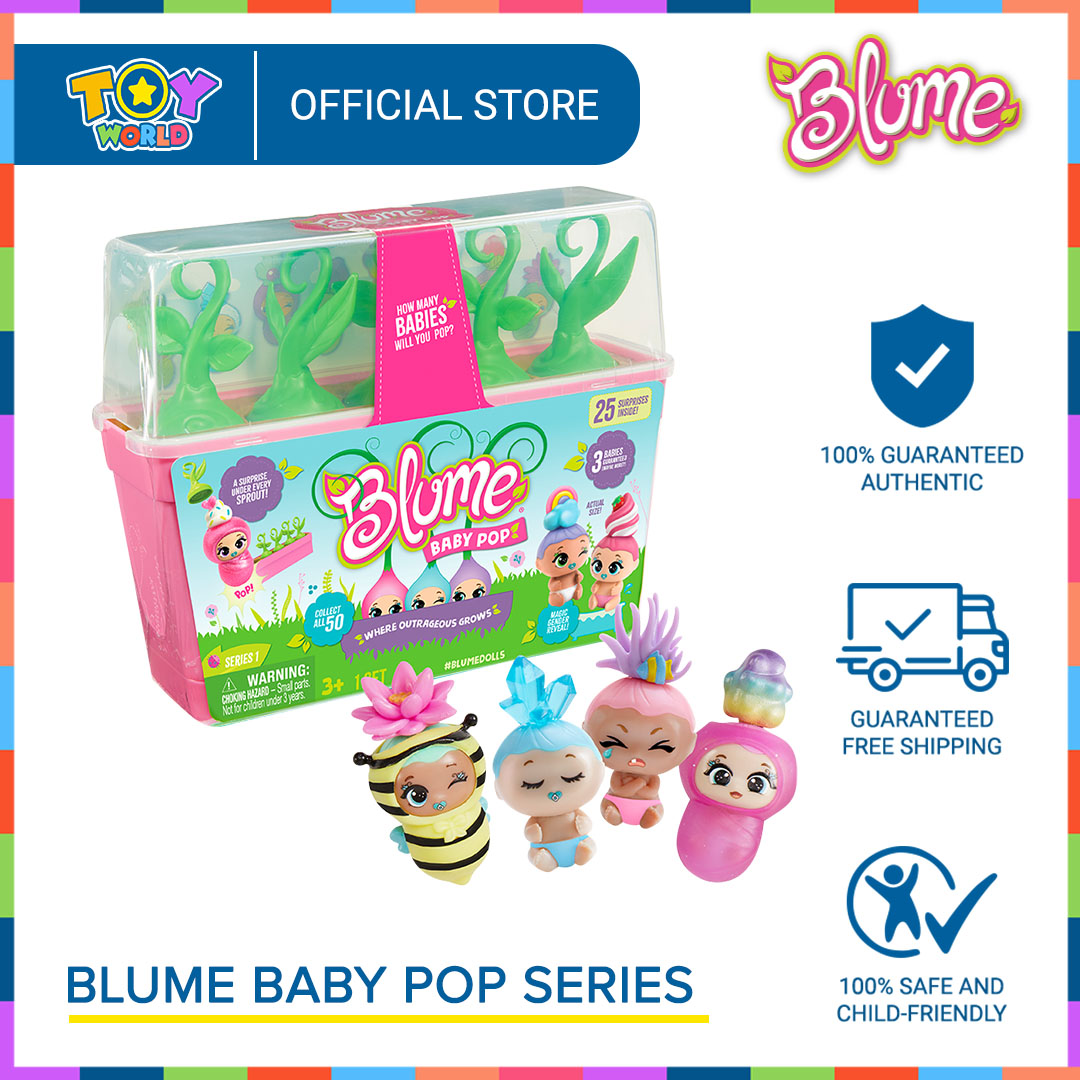 Blume Baby Pop little kids toy with 25 surprises Series 1 Christmas Gifts NWT 