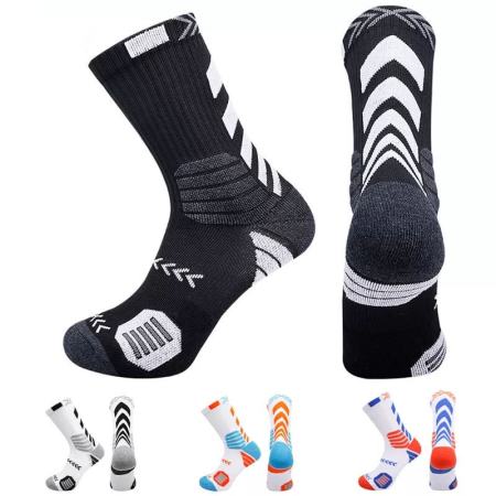 Breathable Cotton Sports Bicycle Socks - 