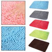 Absorbent Non-Slip Bathroom Doormat - 55x34cm