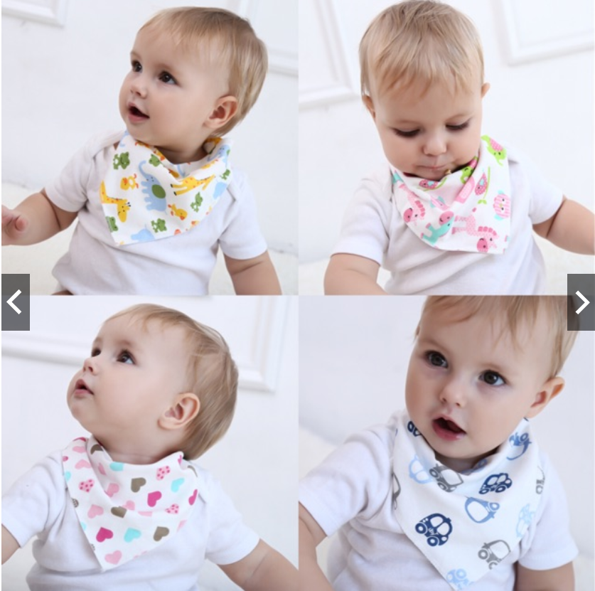 how to make a baby bib from a hand towel