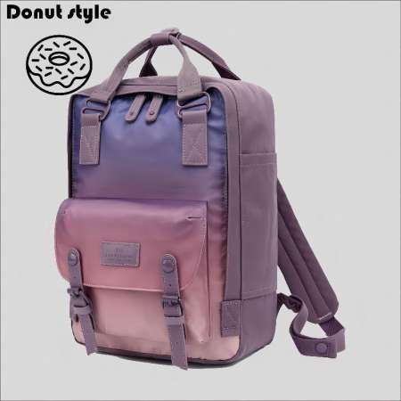 Doughnut Galaxy Donut Backpack Female 2022 New Style Student Schoolbag Preppy ins travel bag