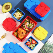 Building Blocks Bento Box - Microwave Safe Lunch Box