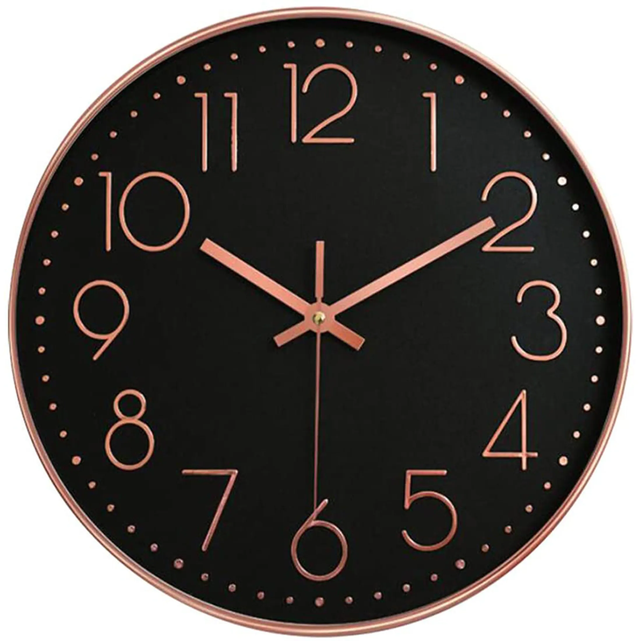 Large Digital Wall Clock For Living Room Bedroom Decor Round