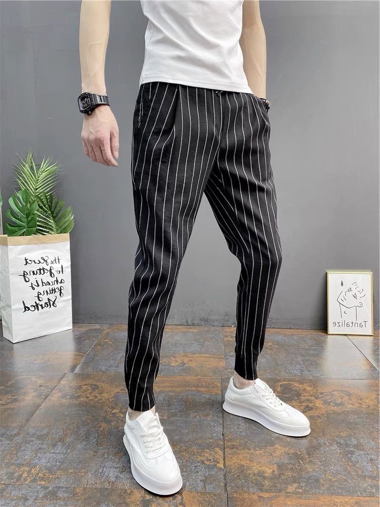 Striped pants men style on Pinterest