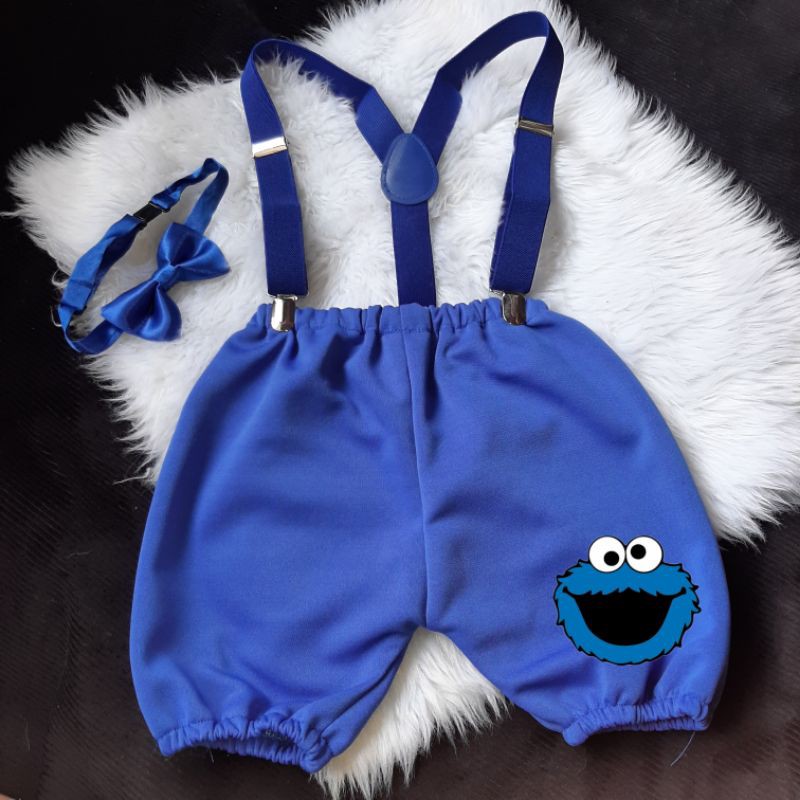 Cookie monster smash deals cake outfit