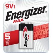 Energizer Max 9V Alkaline Battery - Original Sealed