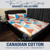 The Suite Stack 3 in 1 Canadian Cotton Bedsheet Collection