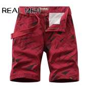 Real Man Cargo Shorts with Belt, High Quality Cotton