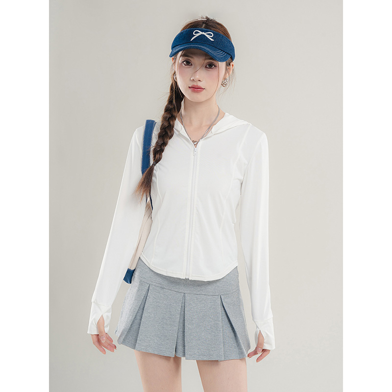 Motovita UV-Resistant Breathable Outdoor Sport Long-Sleeved Sunscreen Lightweight Jacket Ice Silk Sunscreen Clothing - Image 2