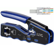 RJ45 Crimper Tool for Ethernet Modular Plugs - 