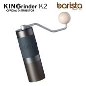 Kingrinder K2 Hand Coffee Grinder - Stainless Steel Burr, Upgraded