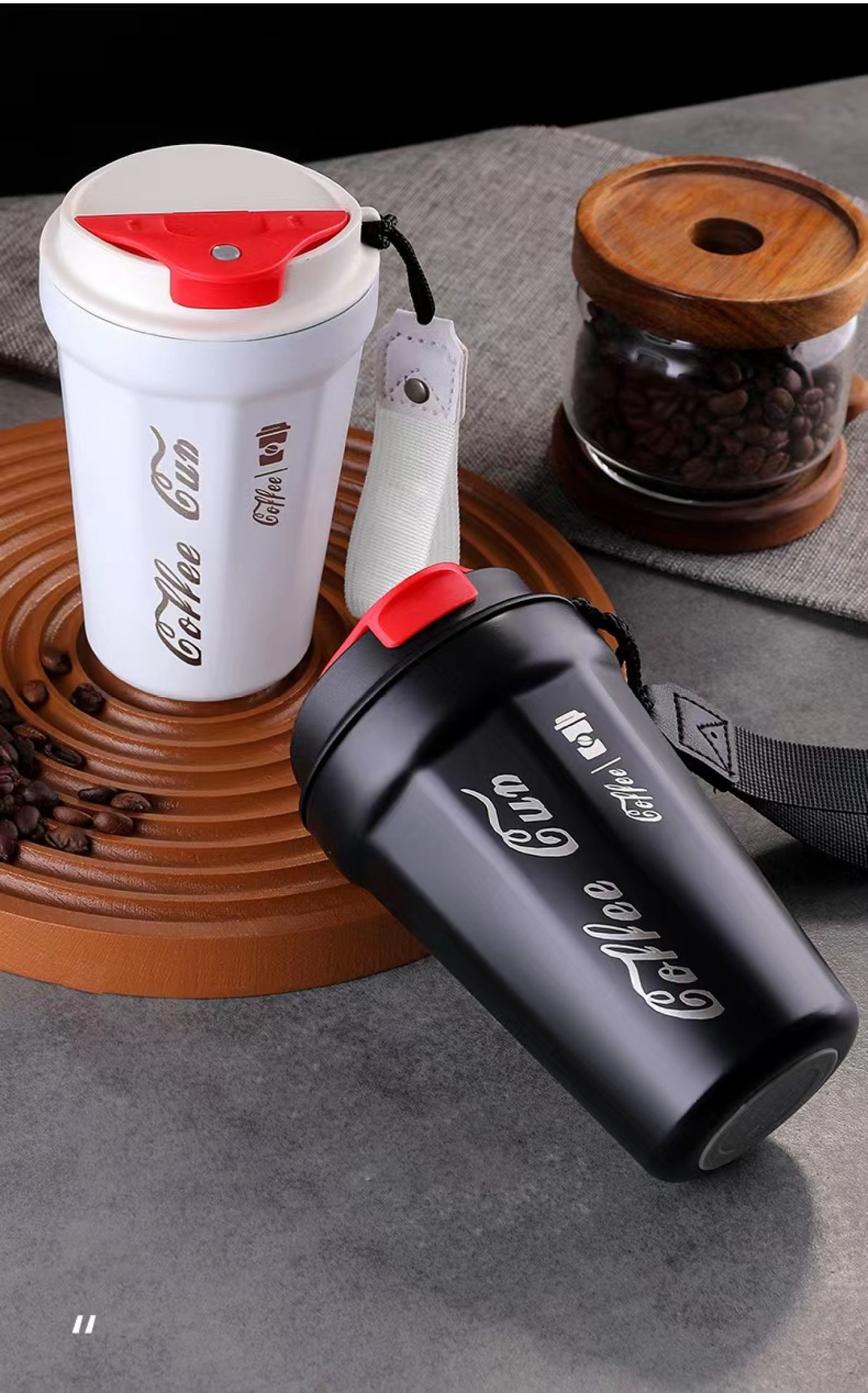 Travel Coffee Mug Spill Proof 13oz Insulated Coffee Cup with Seal Lid 304  Vacuum Stainless Steel Cof…See more Travel Coffee Mug Spill Proof 13oz